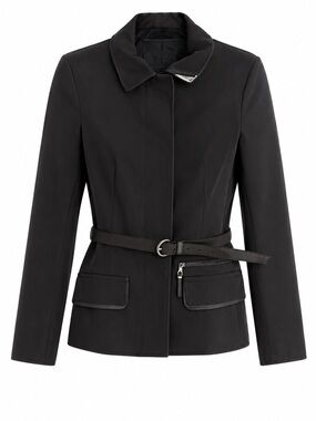 Prada Milano women’s  Black Nylon belted jacket